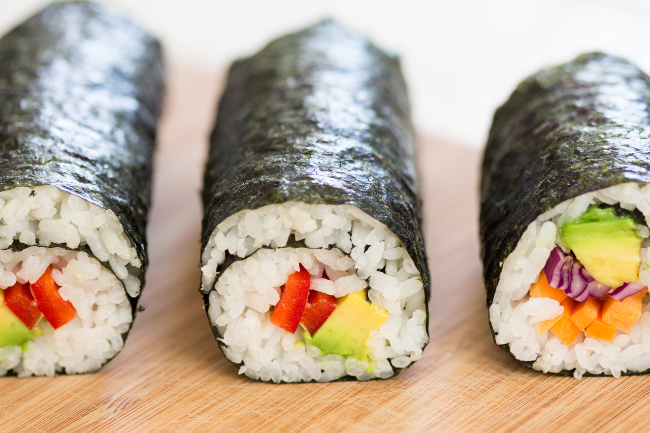 Cách làm sushi chay siêu ngon mà chế biến lại rất đơn giản