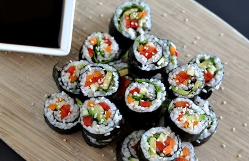 cách làm sushi chay